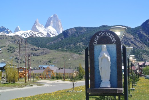 Mary protects the hikers passing through.
