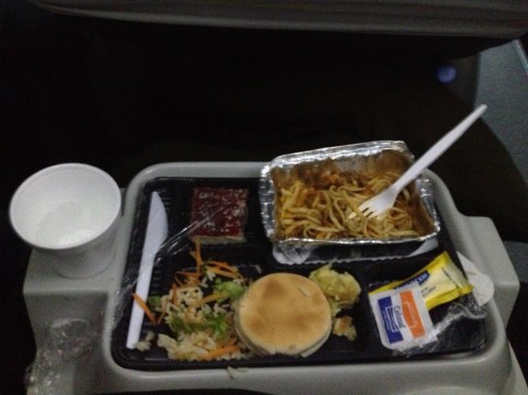 The inedible food on the overnight bus.  I wouldn't say I'm picky but yikes!