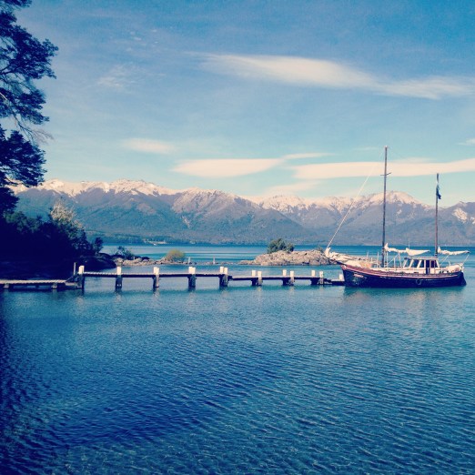 The boat to Victoria Island.