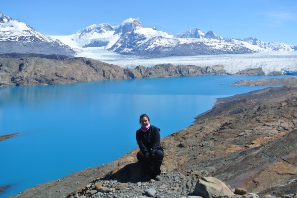 Just me and a little old glacier.