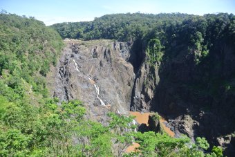 Waterfall along the way.