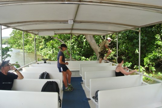 Our guide looking for cros.  We had the boat to ourselves.