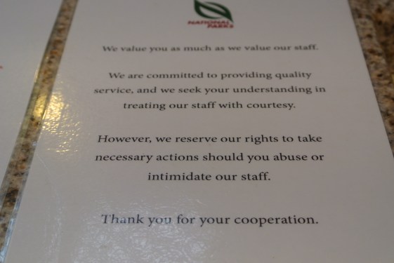 Please keep an orderly attitude at all times.