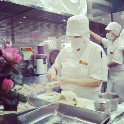 Incredibly sterile restaurant conditions.