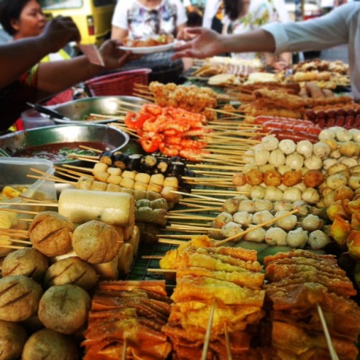 Let's do this:  Bangkok street food is so delicious and inexpensive.  We would eat amazing food and typically spend no more than $7 per meal (TOTAL! As in NOT per person!)