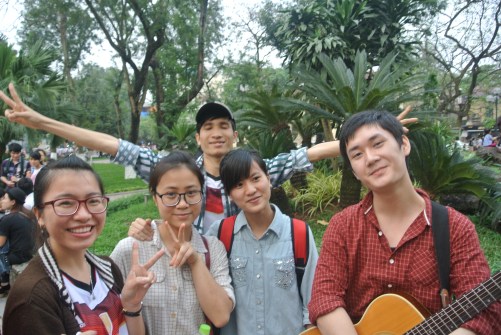 Of course there was singing as well!