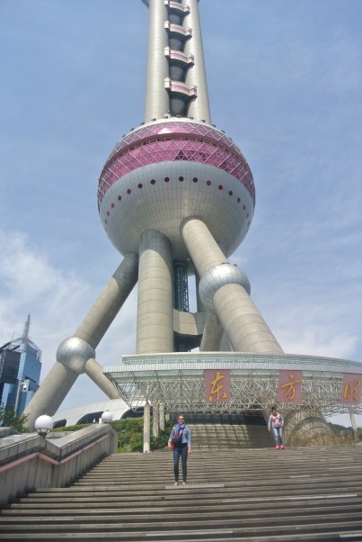 Oriental Pearl Tower in Shanghai.  A great place to view the city.