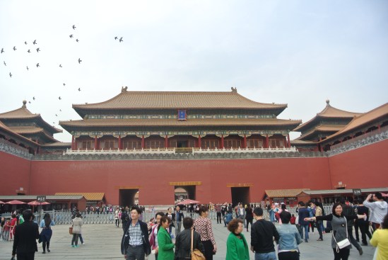 Inside the Forbidden City.