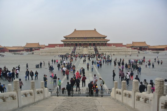 Entering the Forbidden City.  A must see in Beijing.